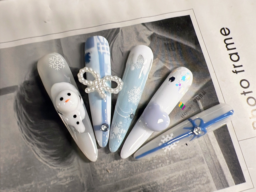 0基礎(chǔ)學(xué)美甲課堂作品技法解析